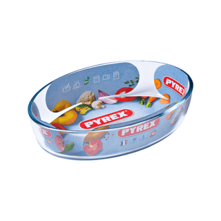 PYREX Assedeira De Vidro Oval 26x18cm - Twisted Media