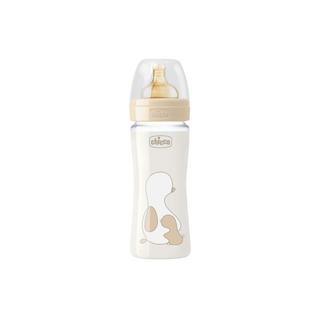 CHICCO Mamadeira de vidro 240ml Fluxo normal