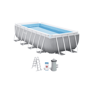 INTEX Piscina Prism Frame Retangular 6.836lt 4mx2mx1m - Twisted Media