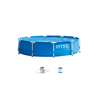 Piscina de estrutura metálica INTEX 4.485lt 3.05x0.76m - Twisted Media