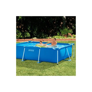 INTEX Estrutura de piscina retangular 3.834lt 3.0x2.0x0.75m - Twisted Media