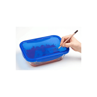 PYREX Tigela de Vidro Com Tampa Azul 25x16cm - Twisted Media