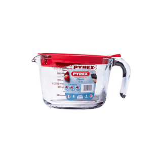 PYREX Jarra de medição de vidro 1lt com tampa - Twisted Media