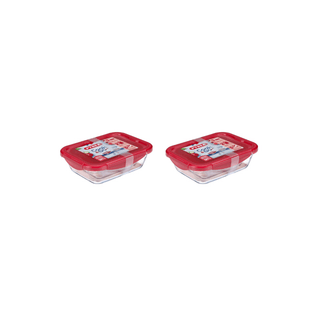 PYREX Conjunto De Tigelas De vidro 2pcs 0,8lt e 1.7lt - Twisted Media