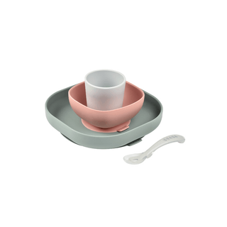 BEABA Conjunto Café da manhã Silicone Eucaliptus - Twisted Media