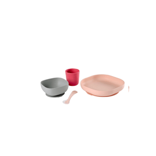 BEABA Conjunto Café da manhã Silicone 4 peças - Twisted Media