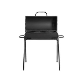 BBQ Cylinder Barbecue In Black Color 33cm