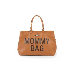 CHILDHOME Bolsa Mommy Bag Couro, com design sofisticado e funcional, ideal para mamães que desejam conforto e estilo.