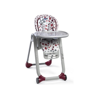 CHICCO Cadeira alta PollyStart Progress Cherry