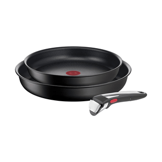 Conjunto de Frigideiras TEFAL Ingenio 2pc 22/26cm, práticas e duráveis para cozinhar com facilidade.