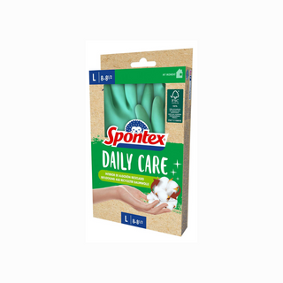 SPONTEX Luvas de cuidados diários L