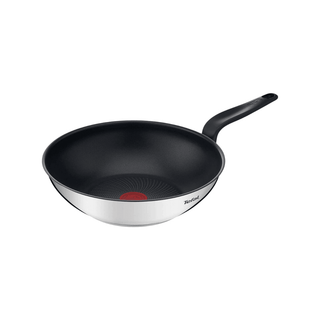 TEFAL Panela Wok Primária Antiaderente Aço Inoxidável - Twisted Media