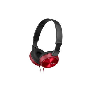 SONY Fones de ouvido com fio MDR-ZX310W vermelho - Twisted Media