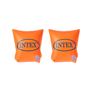 INTEX Braçadeira Infantil Laranja, braçadeira de segurança para crianças, ideal para nadar com conforto e proteção.