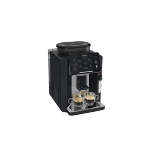 Máquina de Café Automática Krups Sensation EA910A10 com design moderno e painel tátil