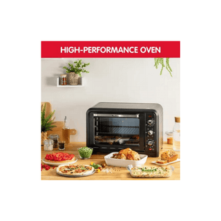 Forno Elétrico Moulinex Optimo 39L, ideal para assados rápidos e receitas versáteis.