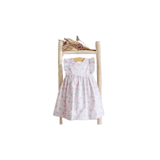 PUKATUKA Vestido Rosa Infantil 100% Algodão - Twisted Media