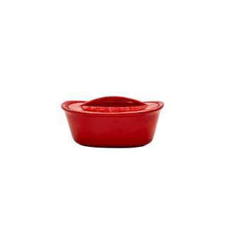 PYREX Terrina com tampa 26x18 0.6lt Vermelho - Twisted Media