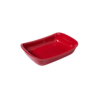 PYREX Travessa De Vidro Retangular 33x23 4.1lt Vermelho - Twisted Media