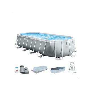 Piscina oval INTEX Prism Frame 18.202lt 6.10x3.05x1.22m - Twisted Media