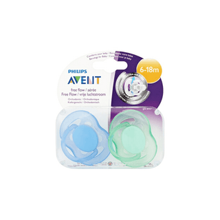 AVENT Chupetas Fluxo Livre 6-18M - Twisted Media