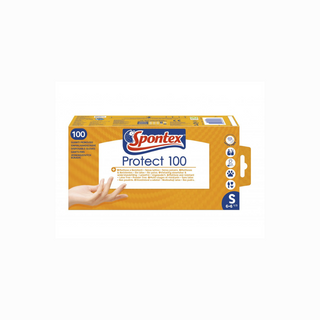 SPONTEX Luvas de Proteção C/100 S