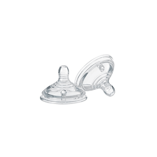 TOMMEE TIPPEE Tetinas de silicone de pescoço largo Med Flow X2 - Twisted Media