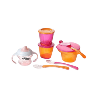 TOMMEE TIPPEE Primeiro Kit de Desmame e Bebida para Menina - Twisted Media