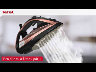 Ferro a vapor TEFAL Ultimate Pure 3200W, design ergonômico e alta performance para um acabamento perfeito em suas roupas.